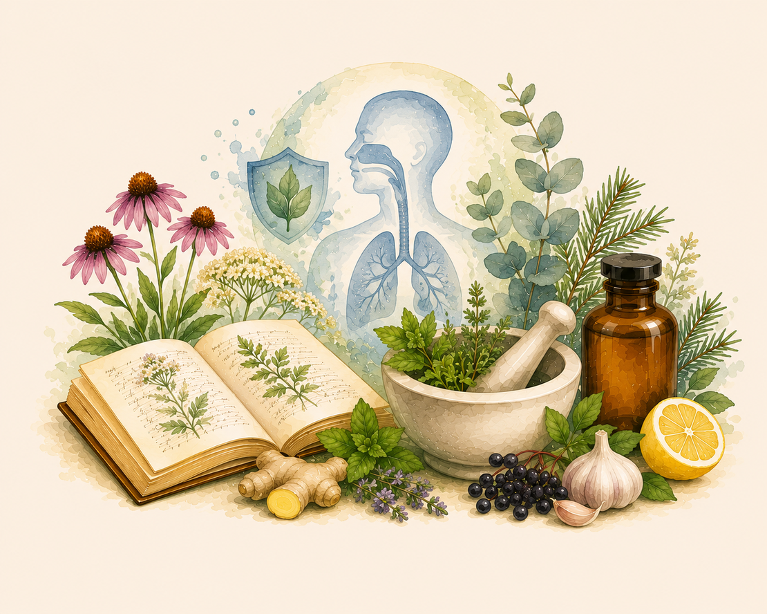 Personne respirant profondément dans la nature, entourée de verdure